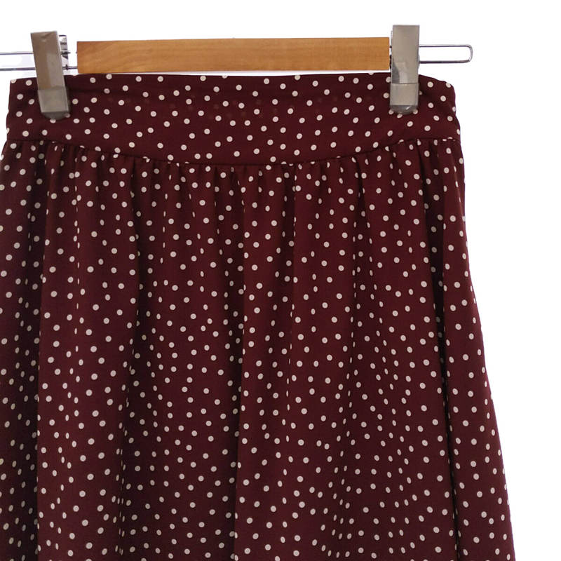 SLOBE IENA / スローブイエナ ドット ロングスカート