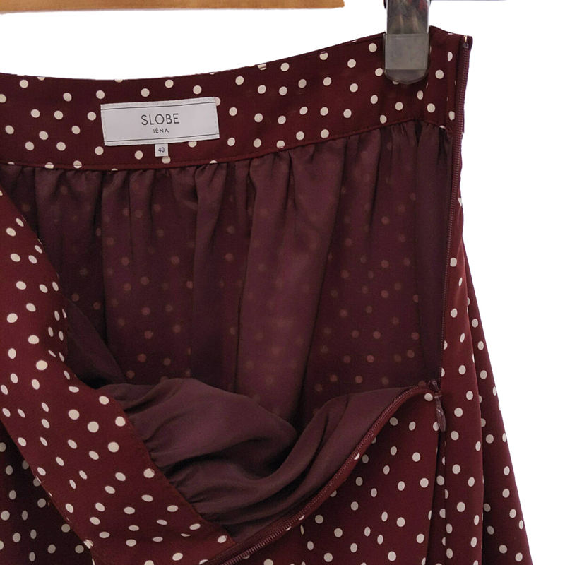 SLOBE IENA / スローブイエナ ドット ロングスカート