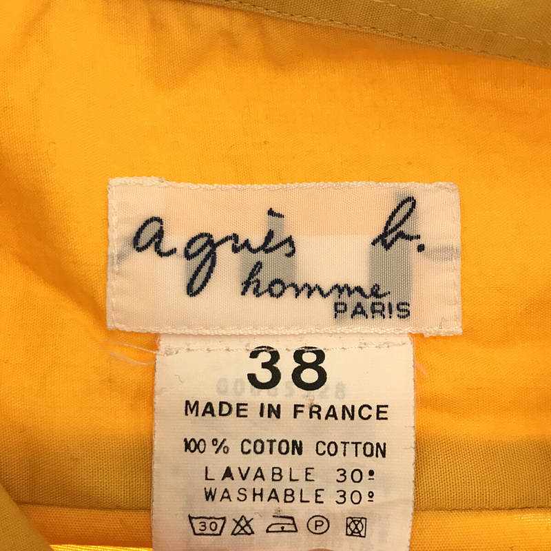 Agnes b. HOMME / アニエスベーオム フランス製コットン長袖シャツ