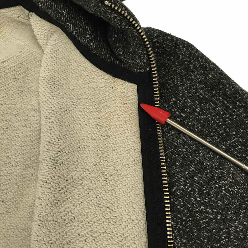 LOOPWHEELER / ループウィラー 裏毛ダブルジップアップパーカー