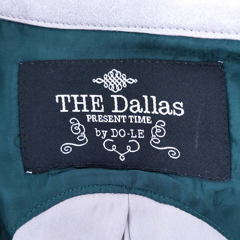 THE Dallas / ダラス PIPING SHIRT パイピング ラメサテンパジャマシャツ