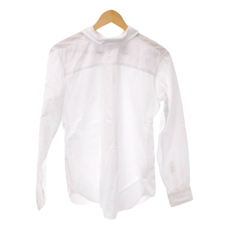 BLACK COMME des GARCONS / ブラックコムデギャルソン 2way コットン丸襟長袖シャツ