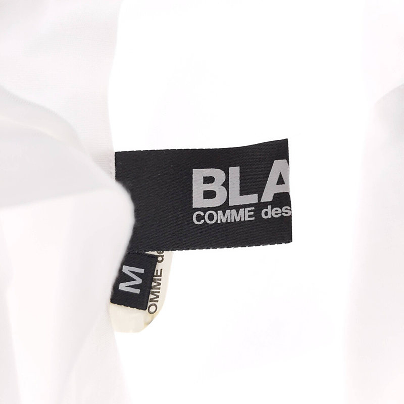 BLACK COMME des GARCONS / ブラックコムデギャルソン 2way コットン丸襟長袖シャツ