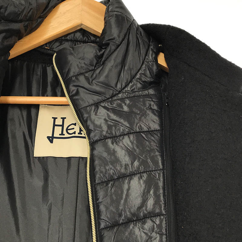 HERNO / ヘルノ 中綿ライナー付き ウール ロングコート