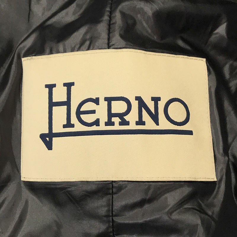 HERNO / ヘルノ 中綿ライナー付き ウール ロングコート
