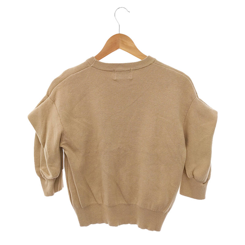 CLANE / クラネ SQUARE TUCK SLEEVE KNIT TOPS