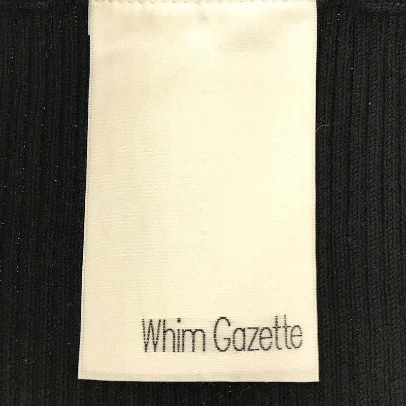 Whim Gazette / ウィムガゼット リブタイトスカート