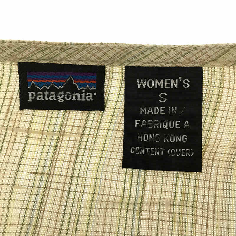 Patagonia / パタゴニア ヘンプ100% ノーカラー長袖シャツ