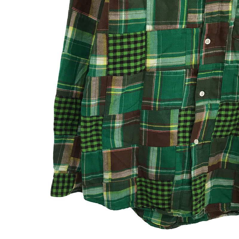 STUSSY / ステューシー パッチワーク チェック シャツ