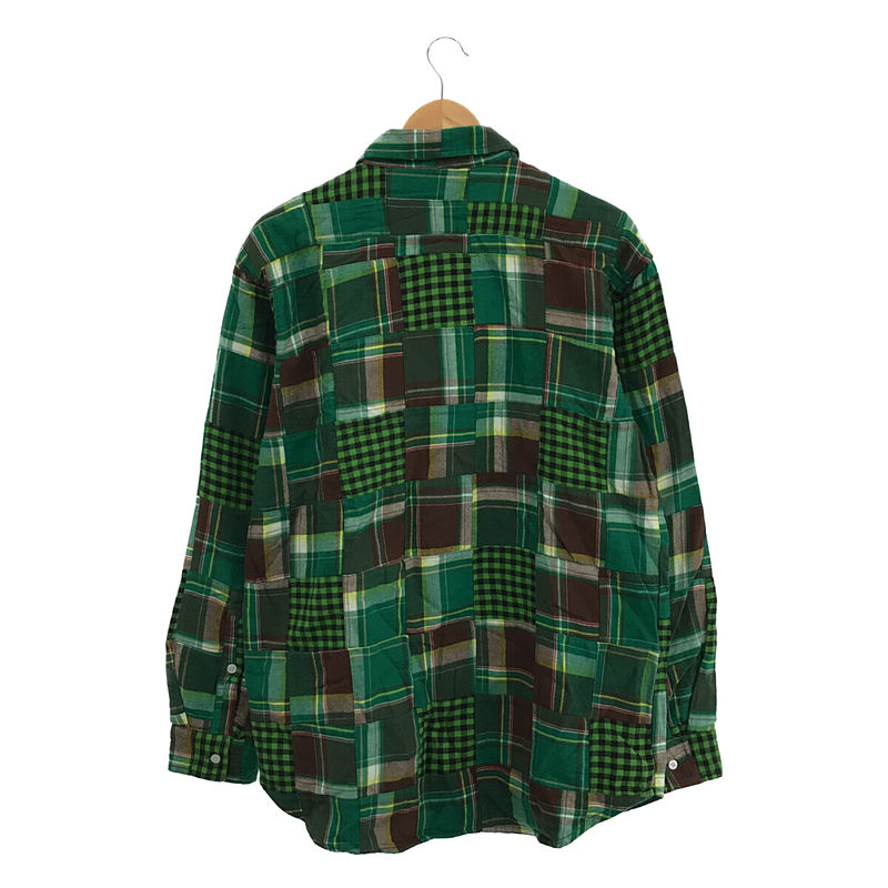 STUSSY / ステューシー パッチワーク チェック シャツ
