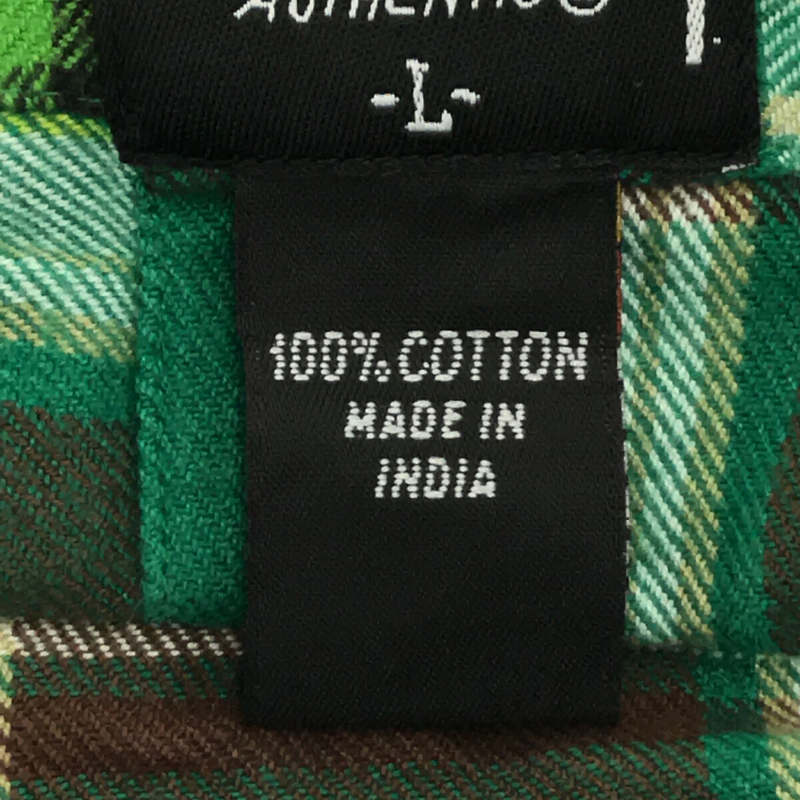 STUSSY / ステューシー パッチワーク チェック シャツ