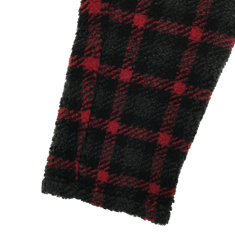 BEAMS BOY / ビームスボーイ チェック ボアフリースイージーパンツ