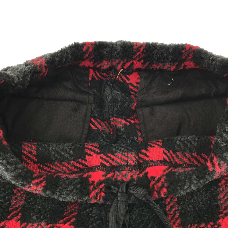 BEAMS BOY / ビームスボーイ チェック ボアフリースイージーパンツ