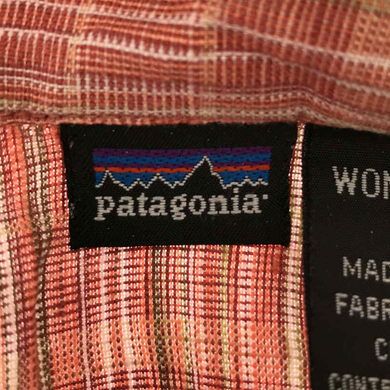 Patagonia / パタゴニア ヘンプ100％ 長袖シャツ orange
