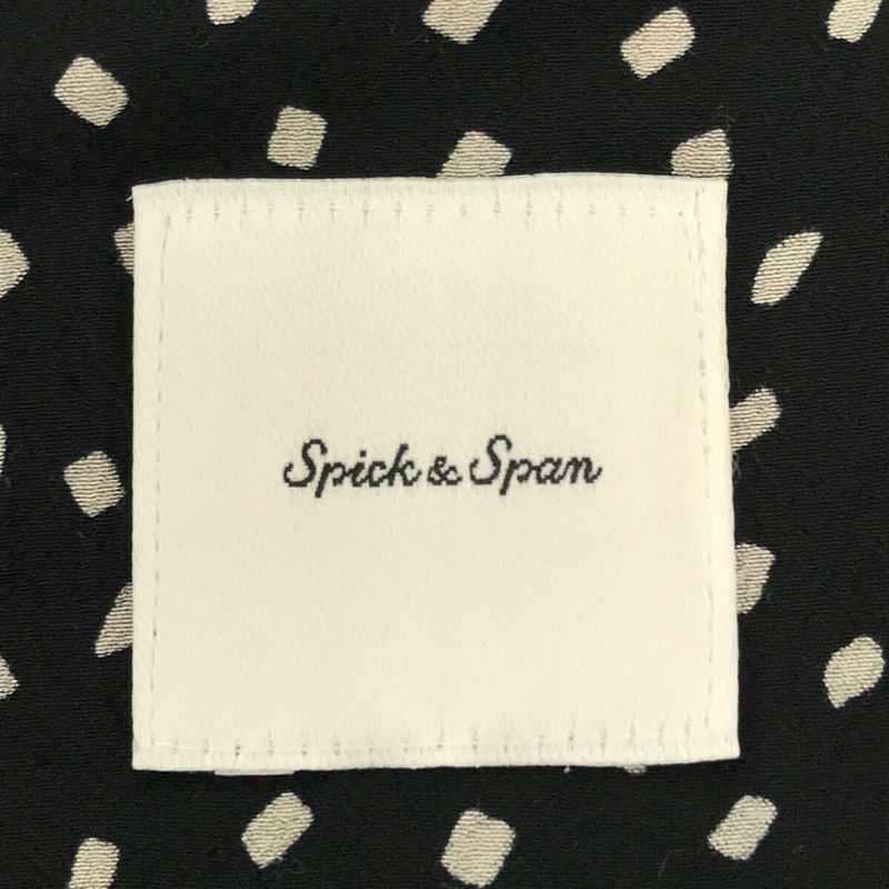 Spick and Span / スピックアンドスパン スクエアドットオープンカラーシャツ