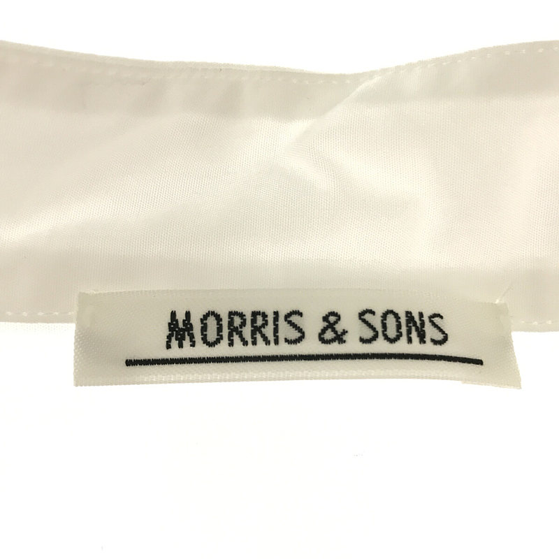 MORRIS&SONS / モリスアンドサンズ バンドカラードルマンスリーブシャツ