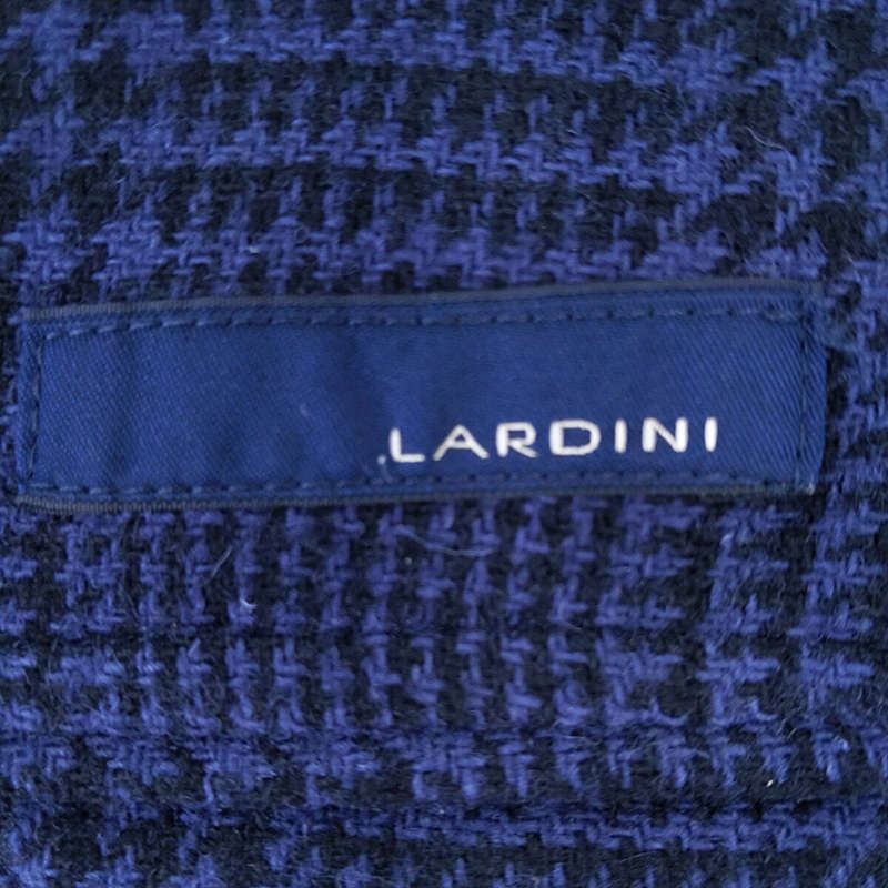 LARDINI / ラルディーニ ウールツイードグレンチェックテーラードジャケット