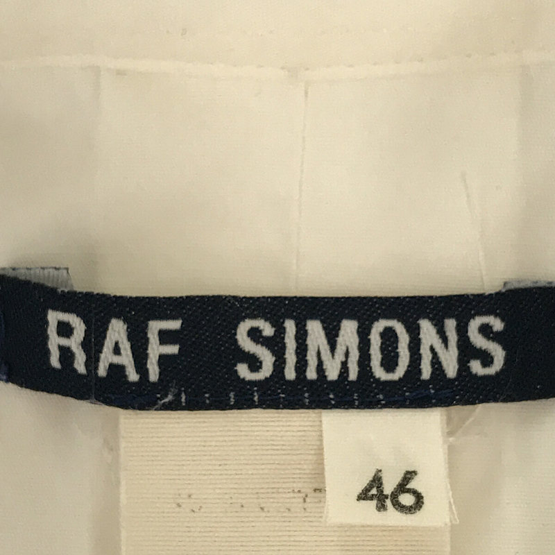 RAF SIMONS / ラフシモンズ 紺タグ 半袖 コットン ワークシャツ