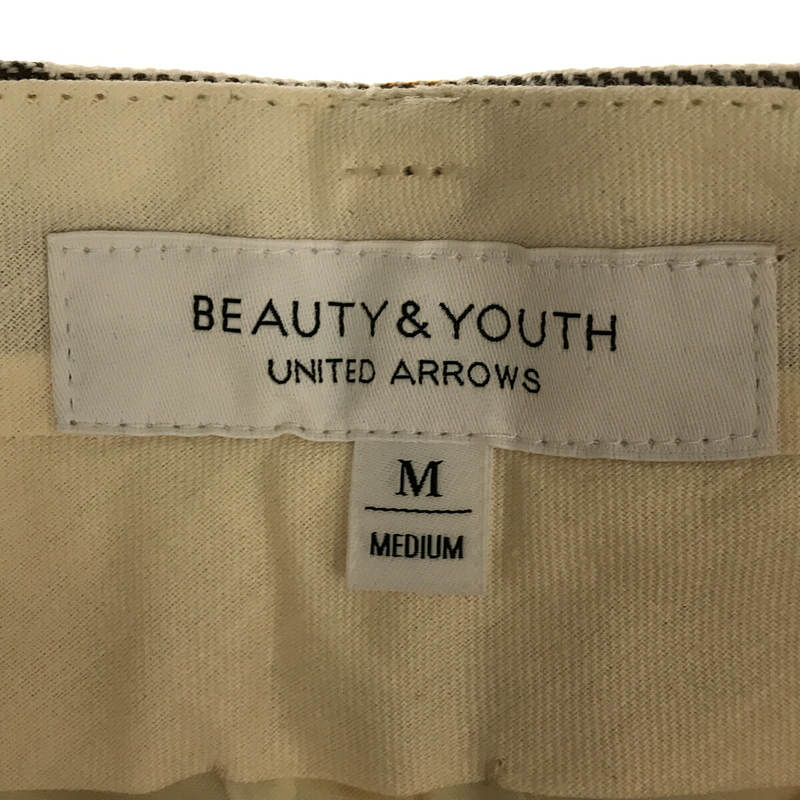 BEAUTY&YOUTH UNITED ARROWS / ビューティーアンドユースユナイテットアローズ タータンチェック スラックスパンツ