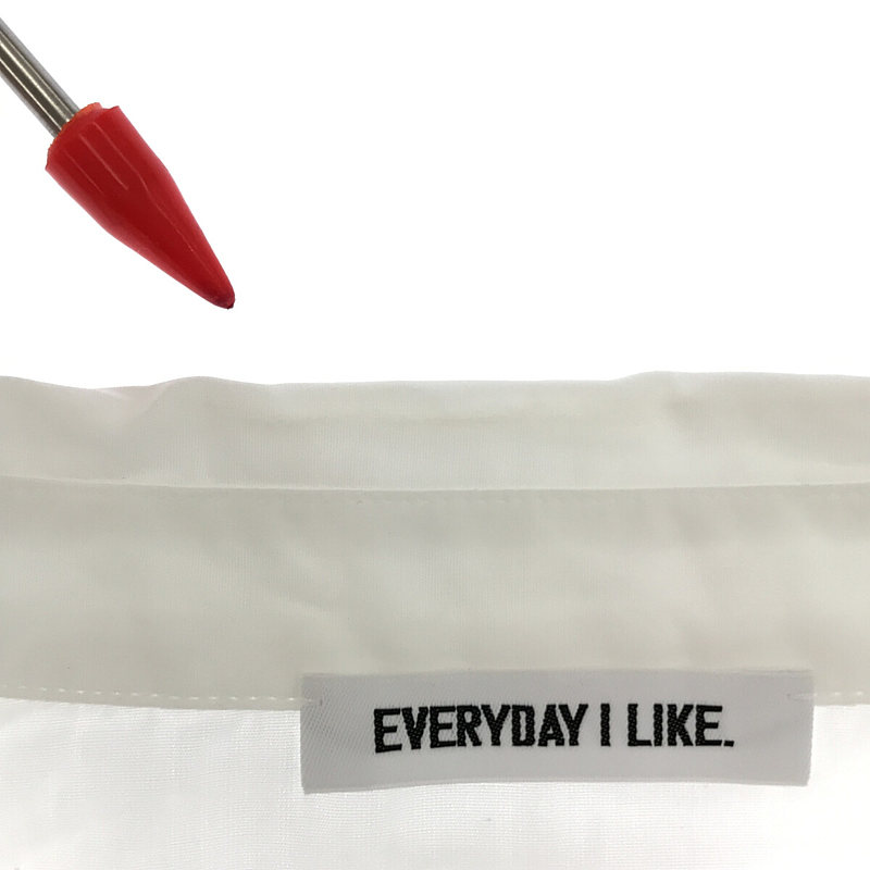 EVERYDAY I LIKE. WASH ワイヤーシャツ white