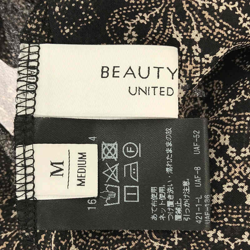 BEAUTY&YOUTH UNITED ARROWS / ビューティーアンドユースユナイテットアローズ 総柄 ロングワンピース