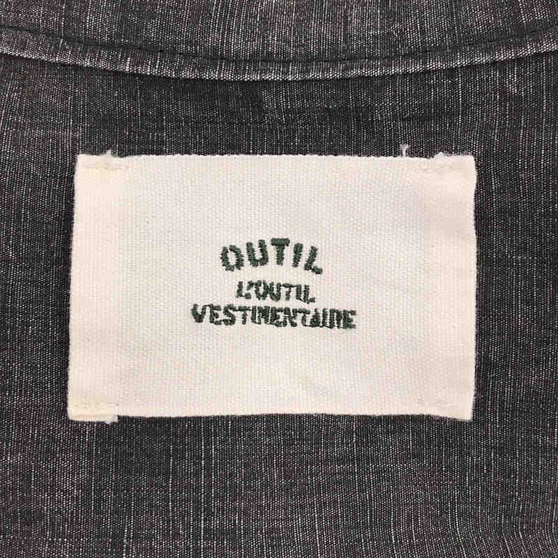 Outil ウティ People 別注 オールインワン サイズ2 PEOPLE別注 PANTALON CAME 墨コーティングジャンプスーツ