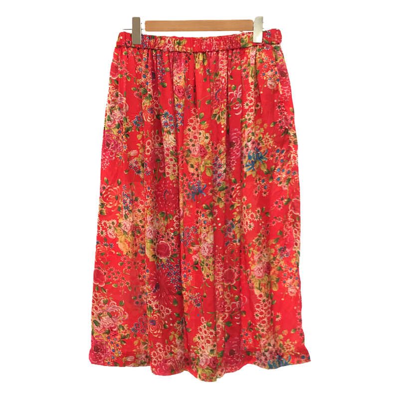 Floral Silk Skirt 花柄 ロングスカート フラワー