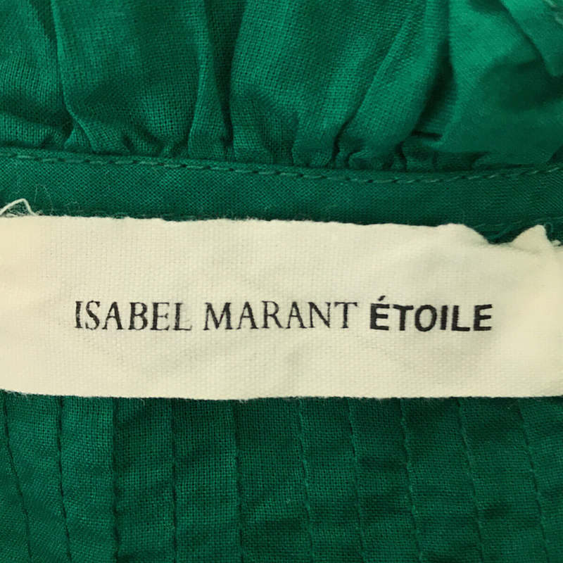 ISABEL MARANT ETOILE / イザベルマランエトワール コットン フリルネックワンピース