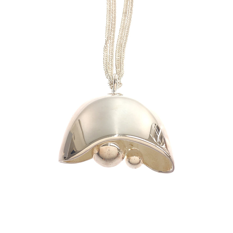 JIL SANDER / ジルサンダー グラフィックフラワー チェーンネックレス