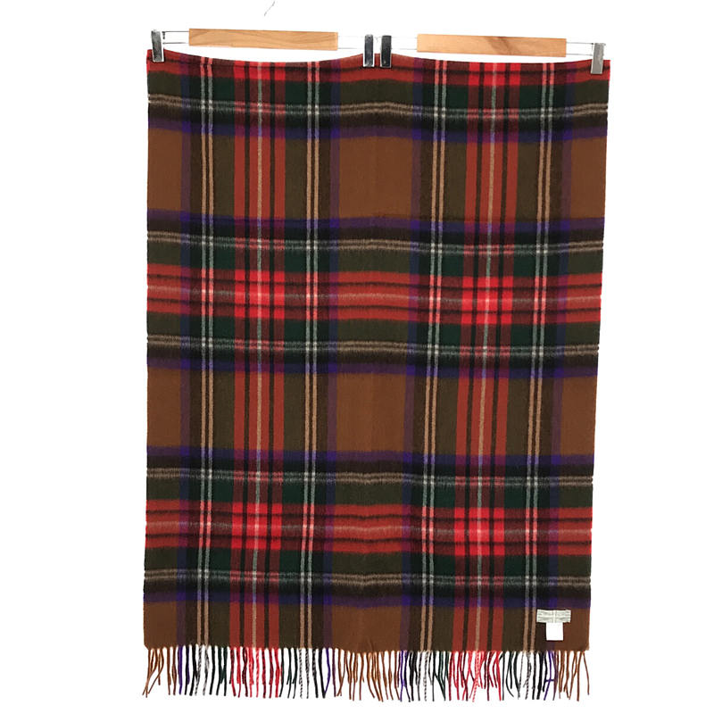 JOSHUA ELLIS / ジョシュアエリス カシミヤ フリンジ 大判ストール マフラー / ユニセックス