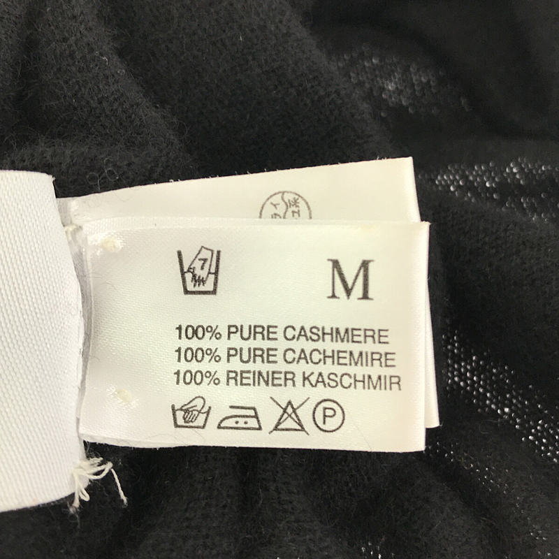 lucien pellat-finet / ルシアンペラフィネ カシミヤ スワロフスキー バックスカル Vネックカーディガン