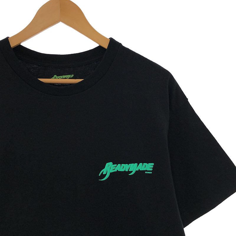 READYMADE / レディメイド × PSYCHWORLD サイコワールド コラボ 3PACK TEE ロゴ 発泡 プリント Tシャツ