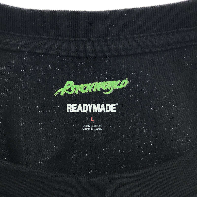 READYMADE / レディメイド × PSYCHWORLD サイコワールド コラボ 3PACK TEE ロゴ 発泡 プリント Tシャツ