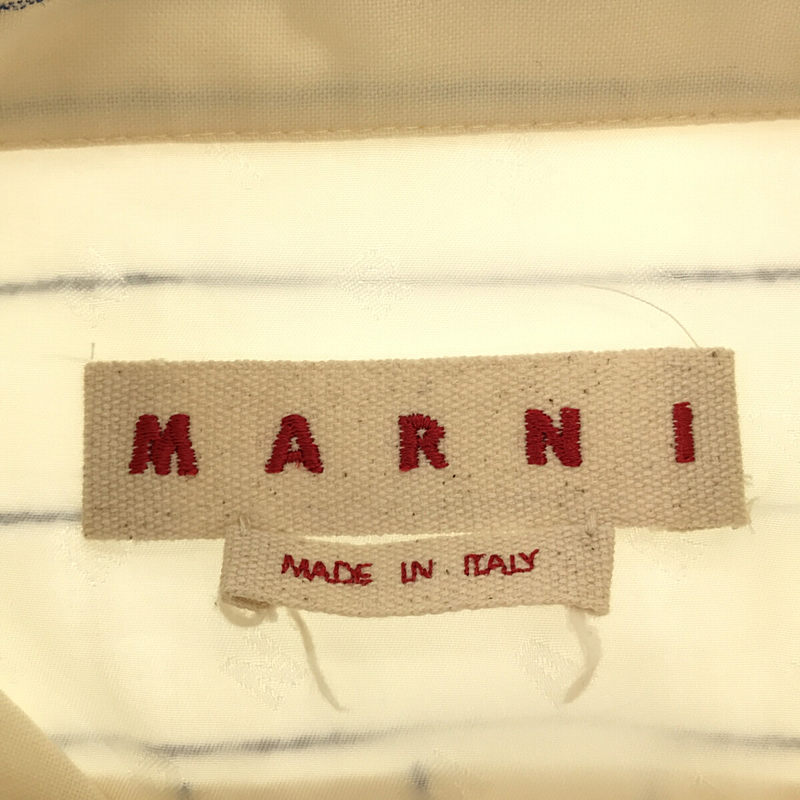 MARNI / マルニ トロピカルウールストライプ シャツ