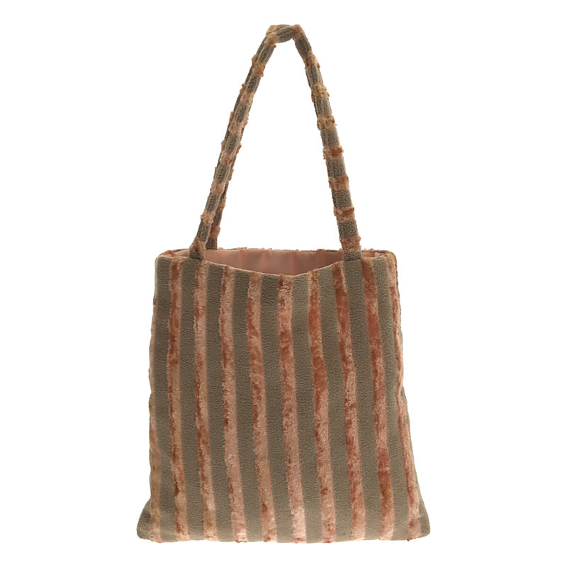 mina perhonen / ミナペルホネン milk tea / 総裏地 ベルベット ハンドトート ミニバッグ