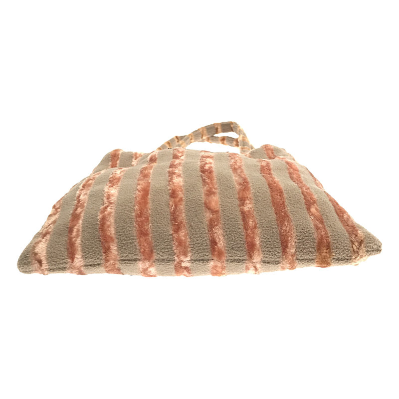 mina perhonen / ミナペルホネン milk tea / 総裏地 ベルベット ハンドトート ミニバッグ