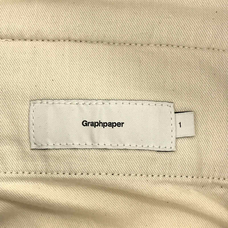 Graphpaper / グラフペーパー HARD TWILL TWO TUCK PANTS ハードツイル 2タックパンツ