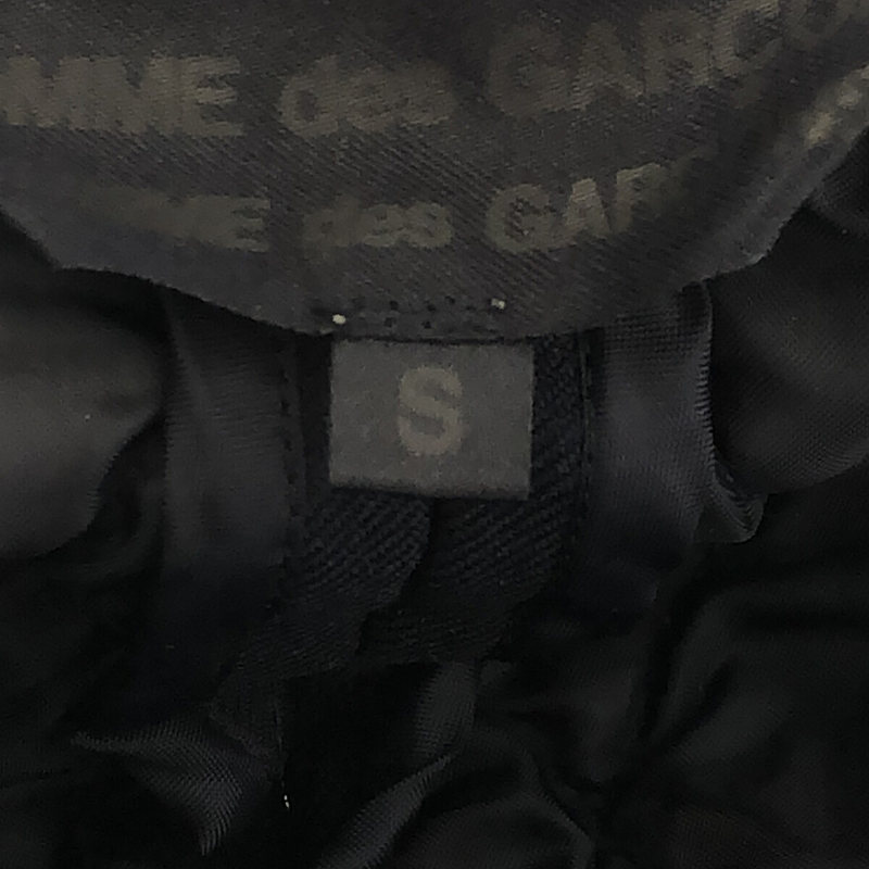 COMME des GARCONS COMME des GARCONS / コムコム ポリ縮絨 丸襟 キルティングジャケット