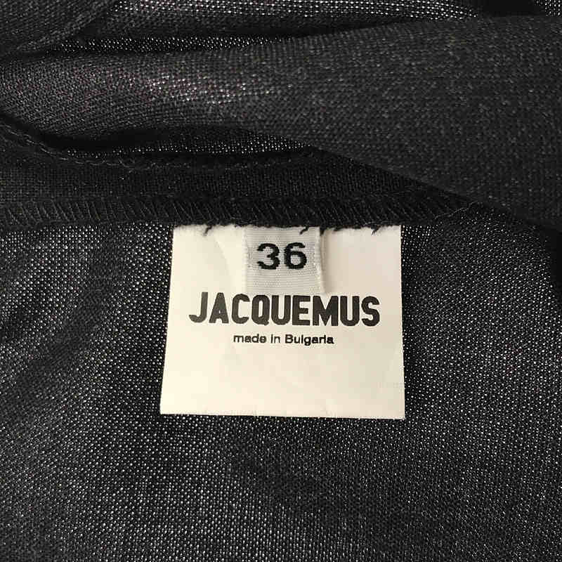 JACQUEMUS / ジャックムス ステッチワーク スリット スラックスパンツ