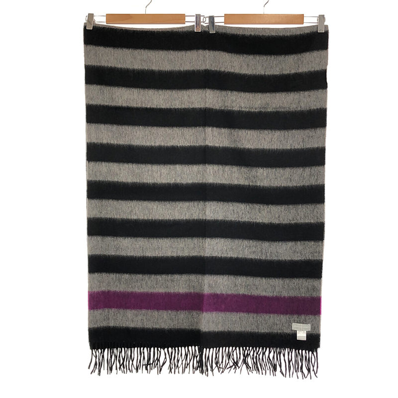 JOSHUA ELLIS / ジョシュアエリス カシミヤ フリンジ 大判ストール マフラー / ユニセックス