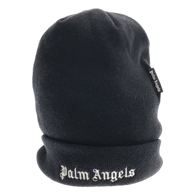 Palm Angels / パームエンジェルス ウール ロゴ刺繍 ニットキャップ ビーニー