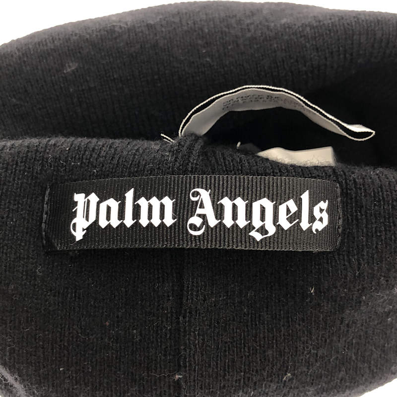 Palm Angels / パームエンジェルス ウール ロゴ刺繍 ニットキャップ ビーニー