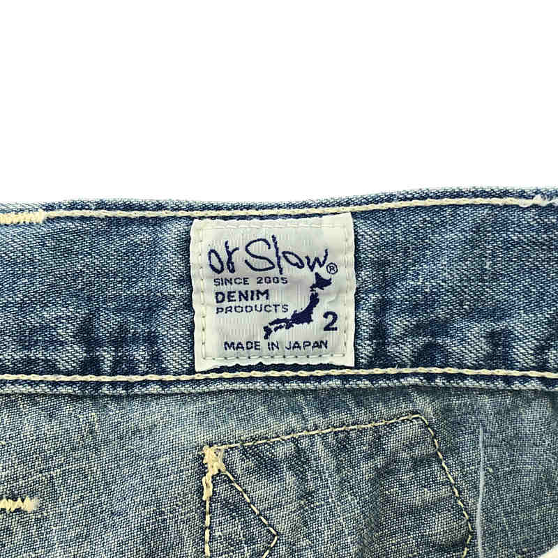 orslow / オアスロウ U.S.ARMYボタン シンチバック デニムパンツ