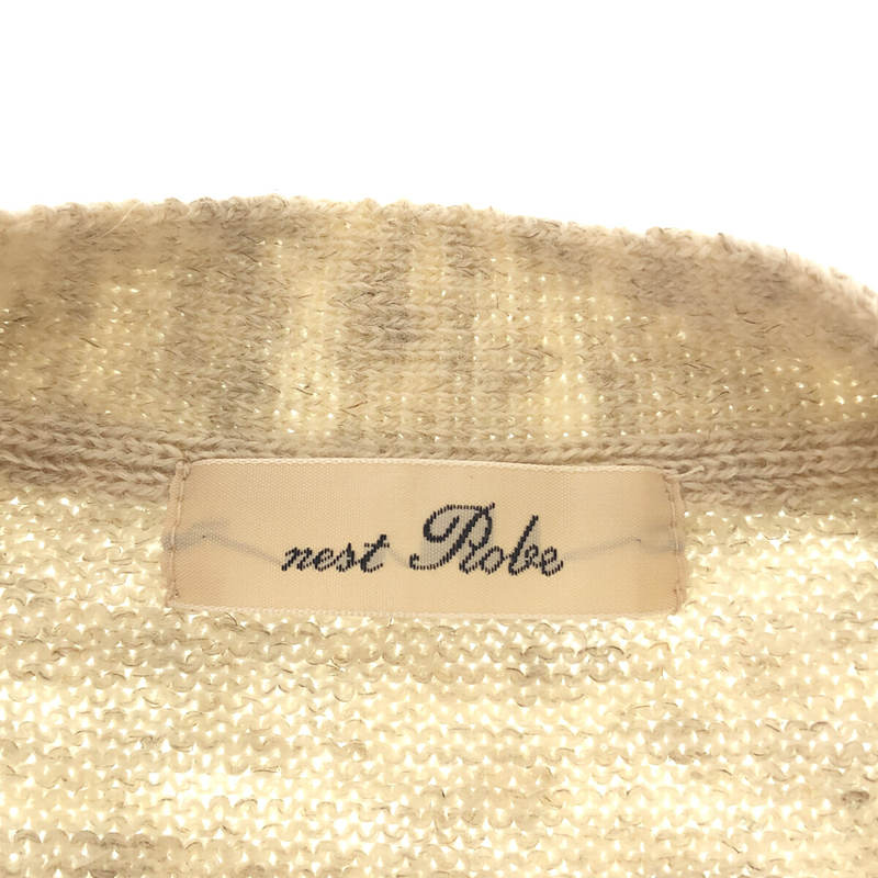 nest robe / ネストローブ リネン混 ロングカーディガン