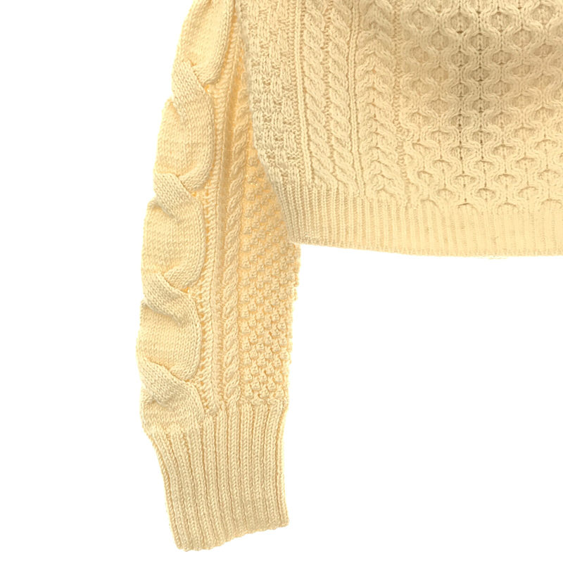 IENA / イエナ VIOLETTE ROOM / バイオレットルーム ケーブル ニット ビスチェ