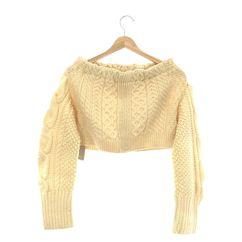 IENA / イエナ VIOLETTE ROOM / バイオレットルーム ケーブル ニット ビスチェ