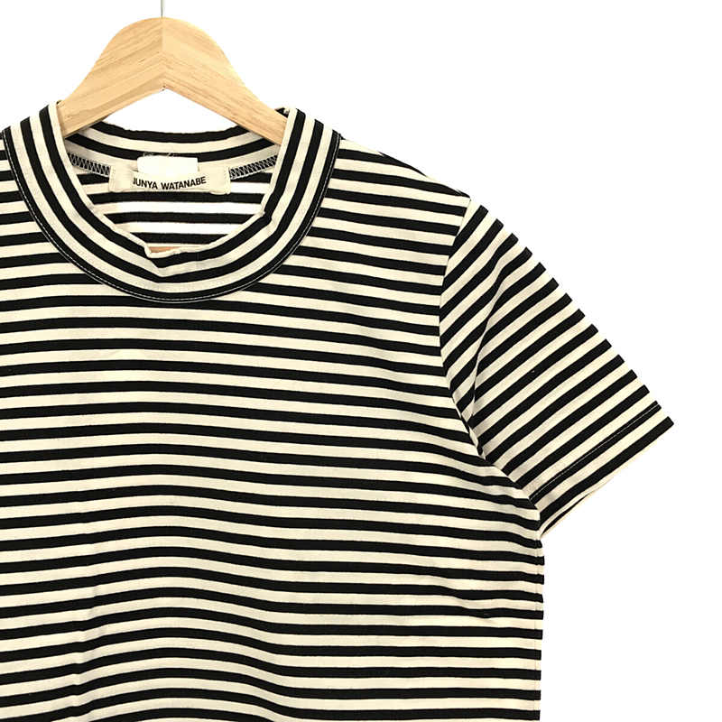 JUNYA WATANABE COMME des GARCONS / ジュンヤワタナベ ボーダー モックネックカットソー