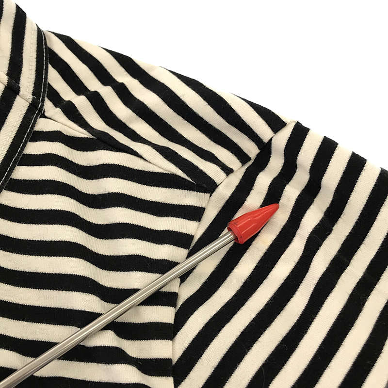 JUNYA WATANABE COMME des GARCONS / ジュンヤワタナベ ボーダー モックネックカットソー