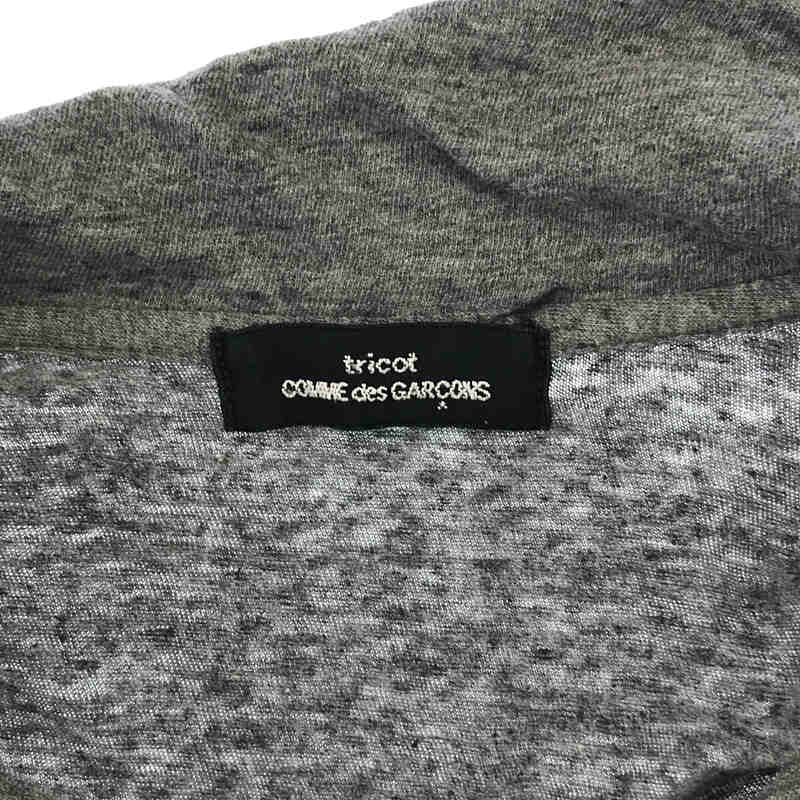 tricot COMME des GARCONS / トリココムデギャルソン コットン 丸襟 ピンタック シャツ