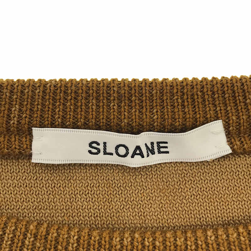 SLOANE / スローン 12G 天竺 ダブルフェイス ニット